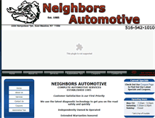 Tablet Screenshot of neighborsauto.com